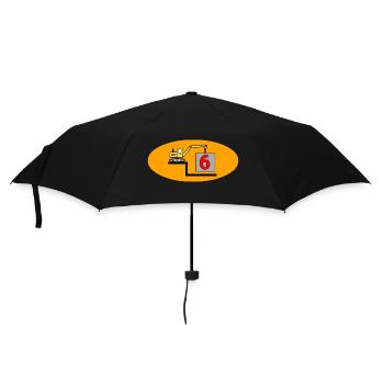 Birthday - Umbrella (small) - black - Front