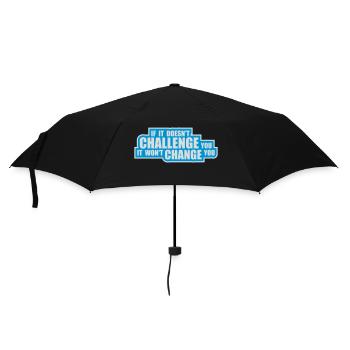 Workout Fitness Motivation Quote - Umbrella (small) - black - Front