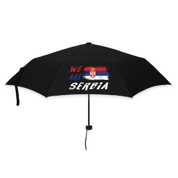 Nous sommes la Serbie - Parapluie standard - noir - Devant