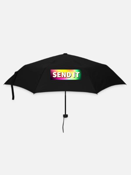 SEND IT box logo - Umbrella (small) - black