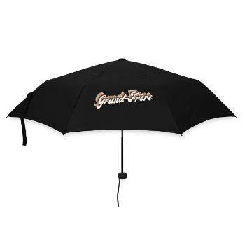 Vintage Big Brother - Regenschirm (klein) - Schwarz - Vorne