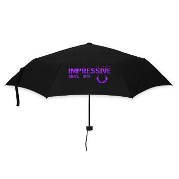 Impressive since 1976 - Umbrella (small) - black - Front