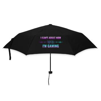 i cant adult now im gaming - Gamer dad funny - Parapluie standard - noir - Devant
