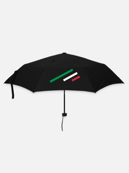 Italie Stripe - Parapluie standard - noir