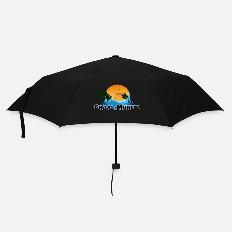 Graal-Müritz - Regenschirm (klein) - Schwarz