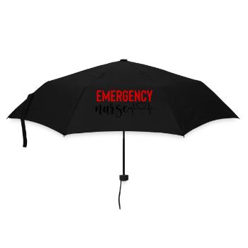 Emergency Nurse - Regenschirm (klein) - Schwarz - Vorne
