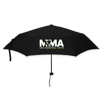 MMA Logo - Regenschirm (klein) - Schwarz - Vorne