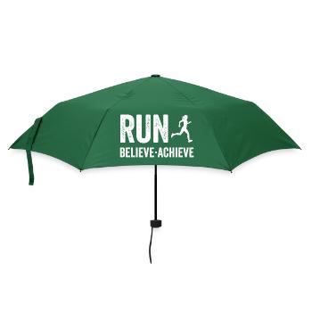 Marathon - Run. Believe. Achieve. - Umbrella (small) - bottlegreen - Front