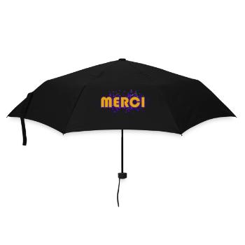 MERCI. MAÎTRESSE. MAÎTRE. MERCI MAÎTRESSE - Parapluie standard - noir - Devant