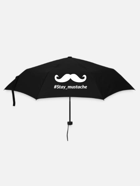 Stylish Beard Style Stay Bearded Show Your Unique Self - Umbrella (small) - black