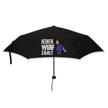 Boule Spruch Kugeln für Bouler Boccia Spiel - Regenschirm (klein) - Schwarz - Vorne
