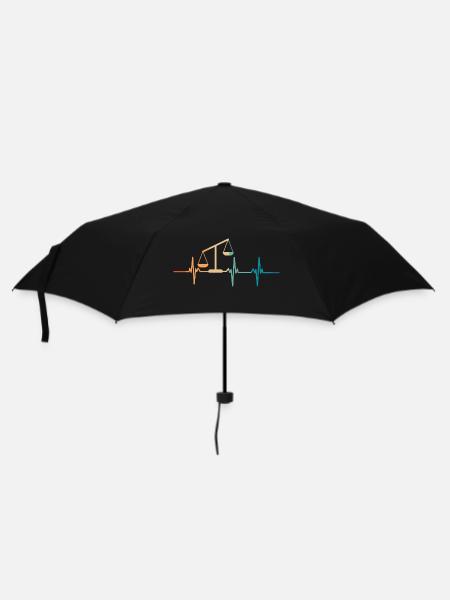Battement de cœur balance - Parapluie standard - noir