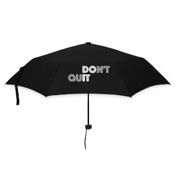 Do it | funny sayings, do, do it, maker - Umbrella (small) - black - Front