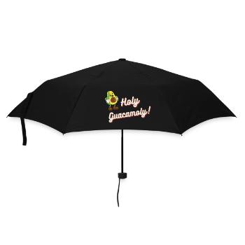 Holy Guacamoly | Avocado | Guacamole - Regenschirm (klein) - Schwarz - Vorne