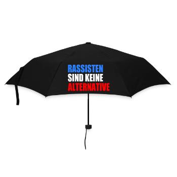 Racists are not an alternative - Umbrella (small) - black - Front