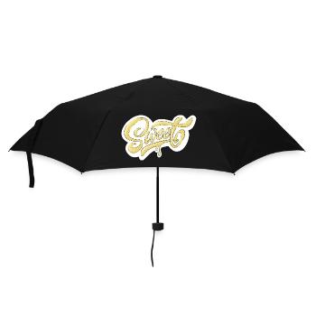 Conception de typographie Sweet Script - Parapluie standard - noir - Devant