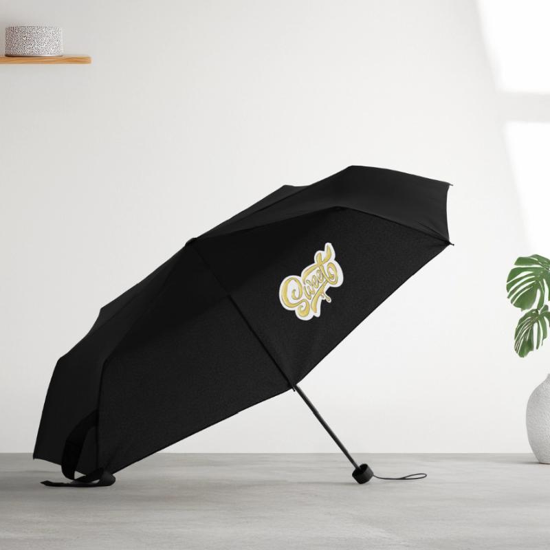 Conception de typographie Sweet Script Parapluie standard