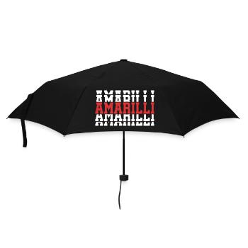t-shirt amarilli t-shirt gift stacked text - Umbrella (small) - black - Front