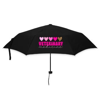 Vet Tech Veterinary Veterinary Technician - Umbrella (small) - black - Front