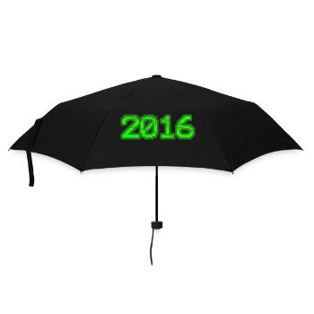 Computer 2016 - Regenschirm (klein) - Schwarz - Vorne