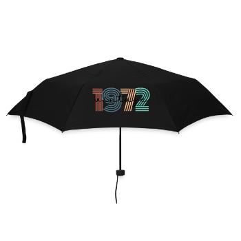 1972 Vintage Retro - Umbrella (small) - black - Front