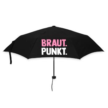 Enterrement de vie de garçon Équipe Mariée Enterrement de vie de jeune fille - Parapluie standard - noir - Devant