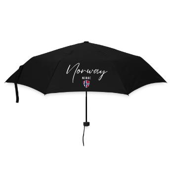 Norwegian pride, Norwegian patriot - Umbrella (small) - black - Front