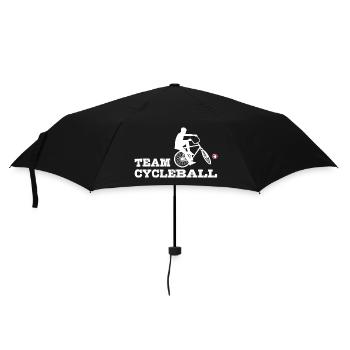 Team Cycleball, Cycling Ball, Cycling Ballers, Indoor Cycling - Umbrella (small) - black - Front