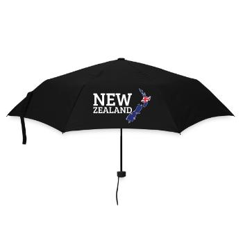 New Zealand Cool New Zealander Flag - Umbrella (small) - black - Front