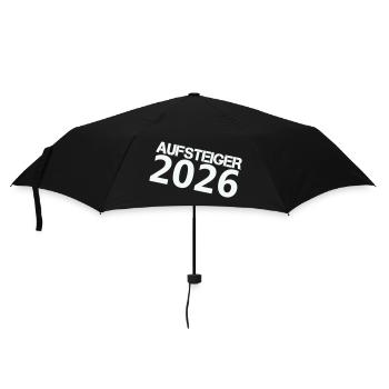 aufsteiger_2026- - Regenschirm (klein) - Schwarz - Vorne