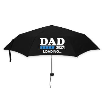 Dad Loading 2027 Schwangerschaft - Regenschirm (klein) - Schwarz - Vorne
