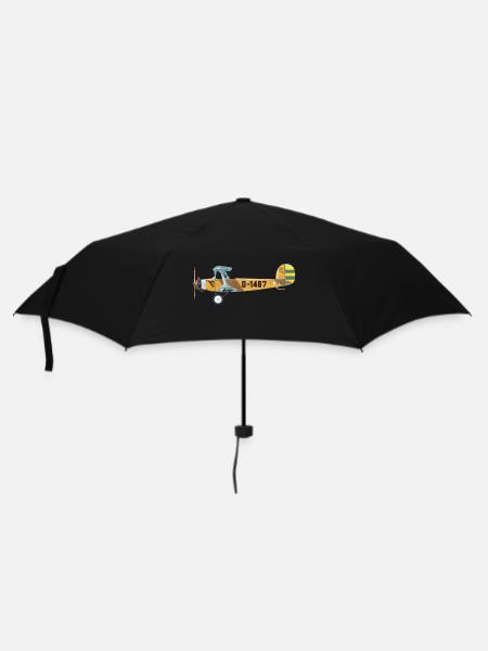 Udet Flieger 01 - Regenschirm (klein) - Schwarz