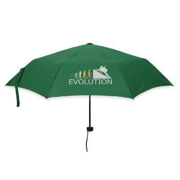 Achterbahn - Evolution Retro Vintage - Regenschirm (klein) - Flaschengrün - Vorne