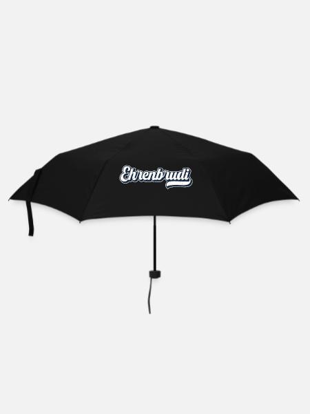 Ehrenbrudi Bruder Ehrenbruder Brudi Ehre Bro - Regenschirm (klein) - Schwarz