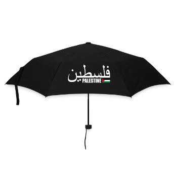 Palästina فلسطين - Regenschirm (klein) - Schwarz - Vorne