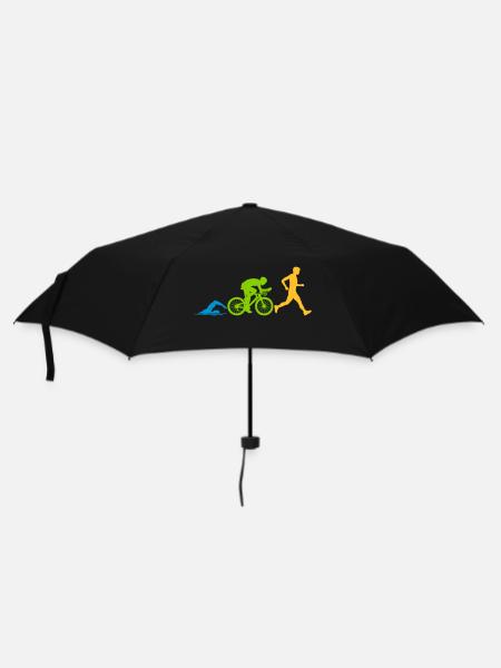 Compétition de triathlon sportif - Parapluie standard - noir