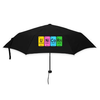 Licorne - Parapluie standard - noir - Devant