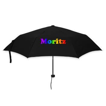 Moritz - Regenschirm (klein) - Schwarz - Vorne