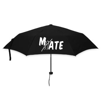 Mate - don’t hate - Regenschirm (klein) - Schwarz - Vorne