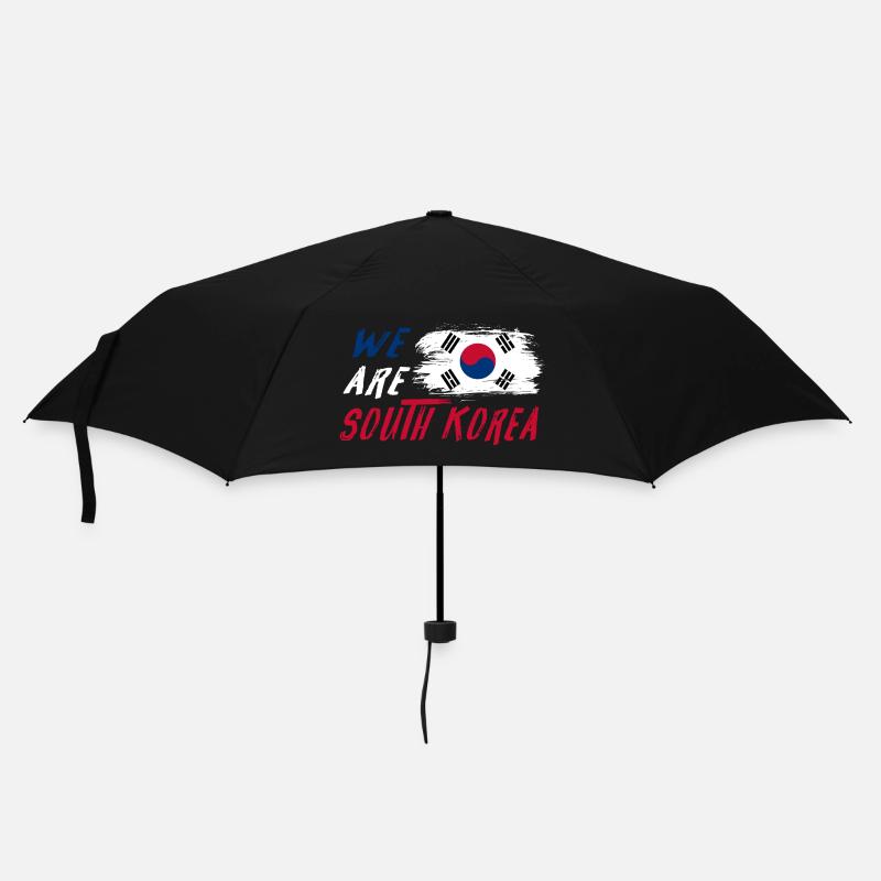 Wir sind Südkorea - Regenschirm (klein) - Schwarz