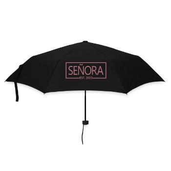 Señora Est. 2023 Engagement Bride To Be Wedding - Umbrella (small) - black - Front
