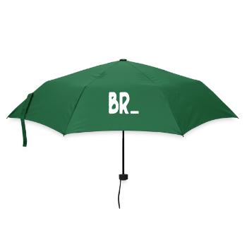 Bro - Regenschirm (klein) - Flaschengrün - Vorne