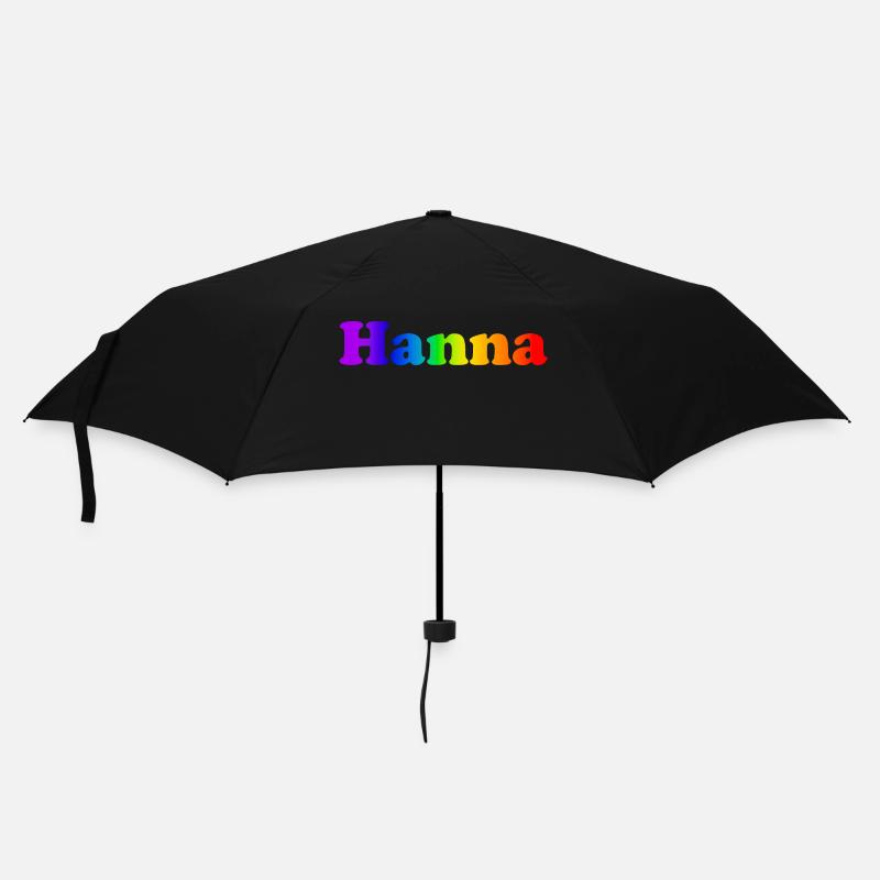 Hanna - Regenschirm (klein) - Schwarz