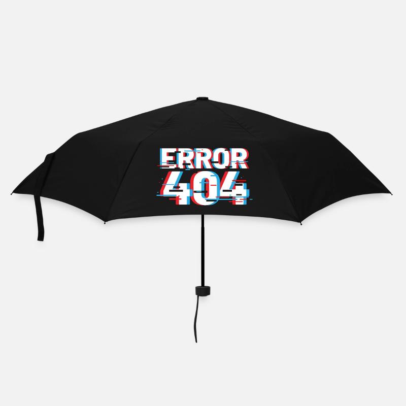 Erreur 404 Glitch - Parapluie standard - noir