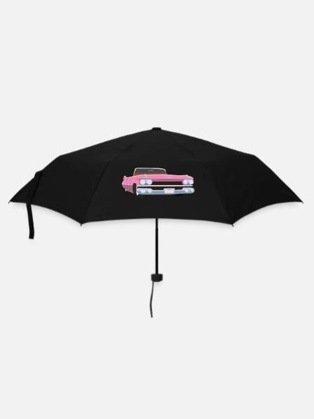 Cadilac Rose vif - Parapluie standard - noir