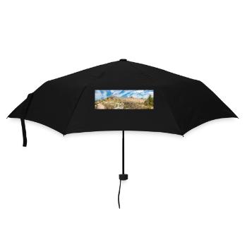The Wall of Oštrica (Bedem Grebastica) Croatia - Umbrella (small) - black - Front