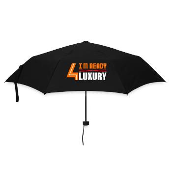 eauto emobilität Elektroauto Spruch auto 4 Luxury - Regenschirm (klein) - Schwarz - Vorne