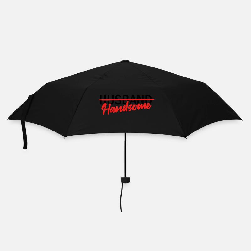 Handsome Husband - Regenschirm (klein) - Schwarz