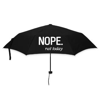 Minimalist Inspirational Quote Design - Umbrella (small) - black - Front
