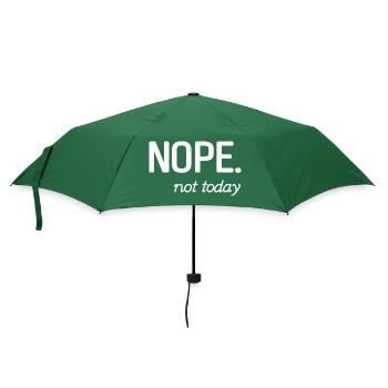 Minimalist Inspirational Quote Design - Umbrella (small) - bottlegreen - Front